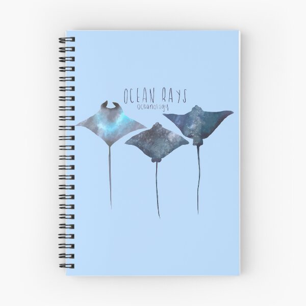Item preview, Cute Watercolor Sting Rays Wildlife Oceanology - Blue Ocean  designed and sold by TheRainbowRoom.
