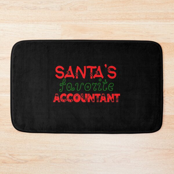 Item preview, Santa's Favorite Accountant designed and sold by JaneApril.