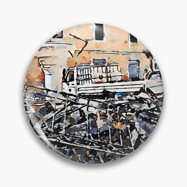 Item preview, L'Aquila: rubble and fountain designed and sold by Giuseppe Cocco.