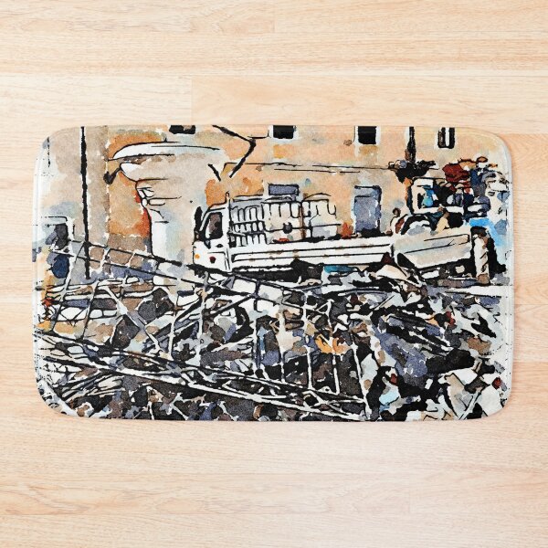 Item preview, L'Aquila: rubble and fountain designed and sold by Giuseppe Cocco.