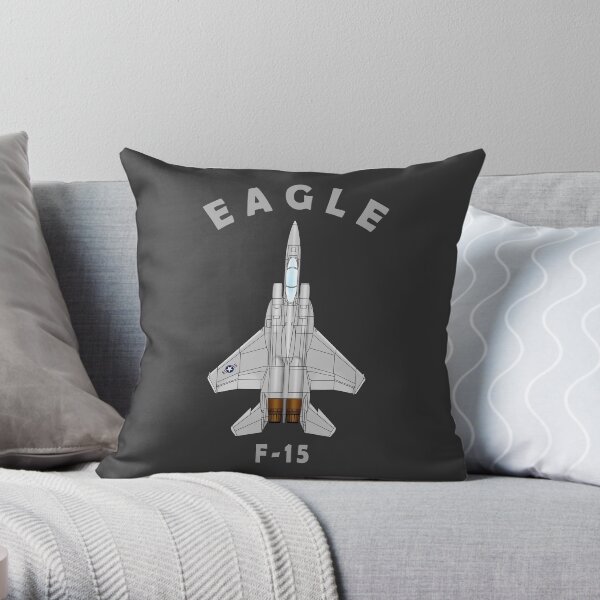 The F-15 Eagle Throw Pillow