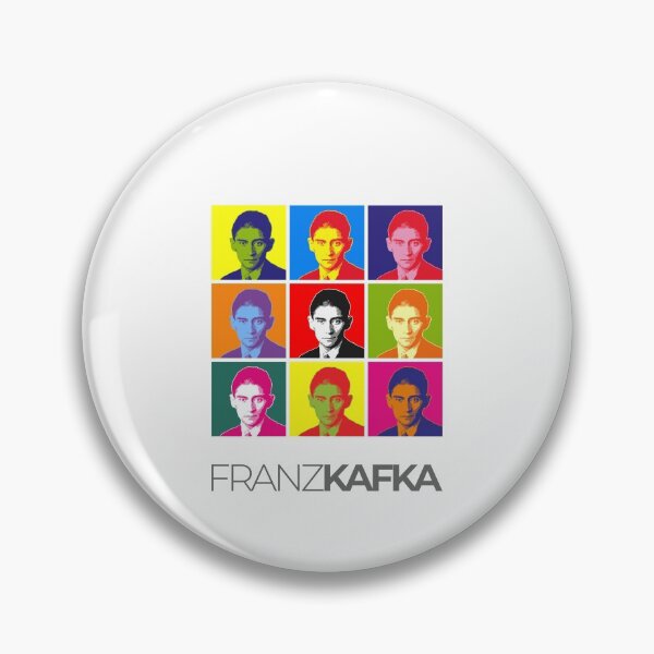 Item preview, Franz Kafka pop-art portrait poster designed and sold by CMYKStudio.