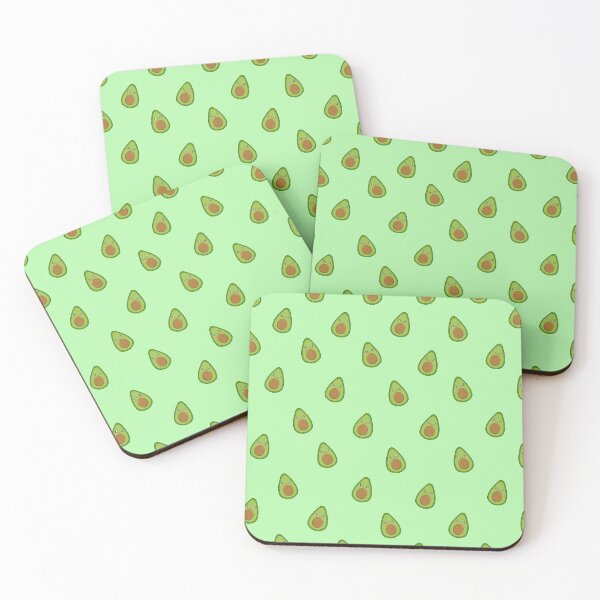 Item preview, Adorable Avocado Background Wallpaper Green designed and sold by Bex Taylor Design.