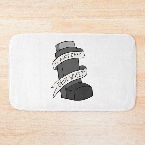 Item preview, It Ain't Easy Bein' Wheezy - Greyscale Asthma designed and sold by BaconPancakes21.