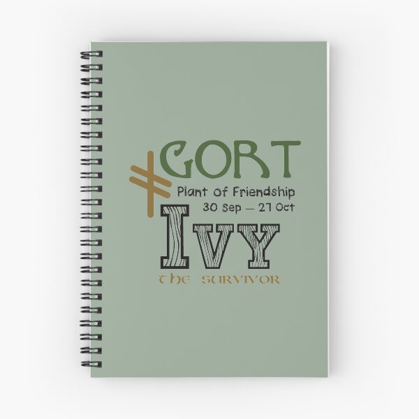 Item preview, Ogham Ivy/Gort Plant of Friendship designed and sold by Prints4Pagans.