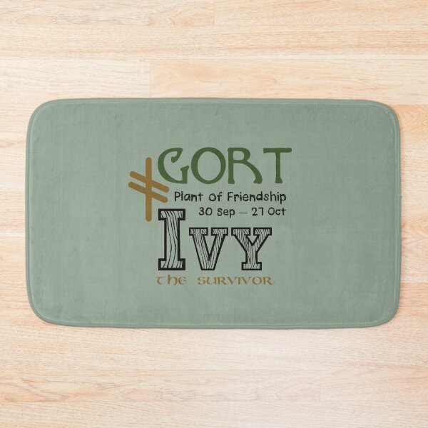Item preview, Ogham Ivy/Gort Plant of Friendship designed and sold by Prints4Pagans.
