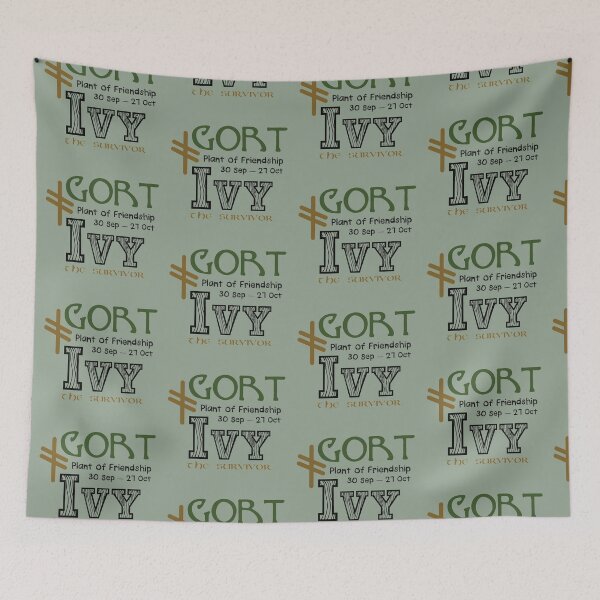 Artikelvorschau, Ogham Ivy / Gort Pflanze der Freundschaft entworfen und verkauft von Prints4Pagans.