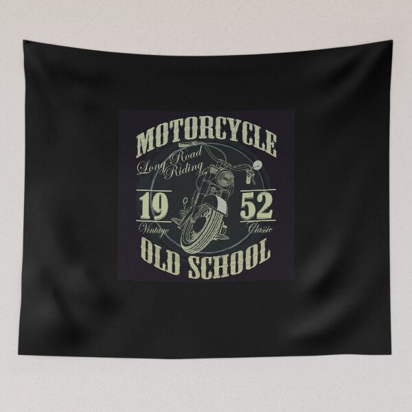 Item preview, Old School Motorcycle designed and sold by MisterGooseShop.