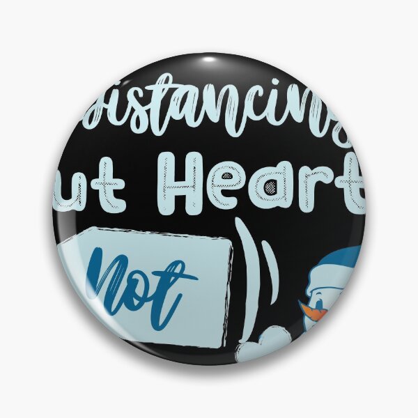 Item preview, Snowcial distancing but hearts not apart  designed and sold by Nyanko-Sempai.