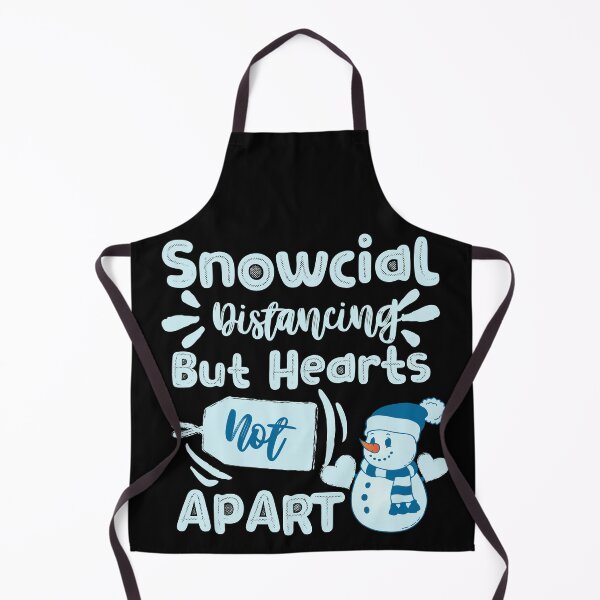 Item preview, Snowcial distancing but hearts not apart  designed and sold by Nyanko-Sempai.