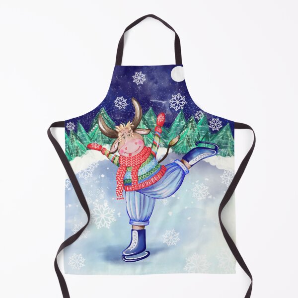 Item preview,  Bull on figure skates. Symbol of 2021 designed and sold by Dustick.