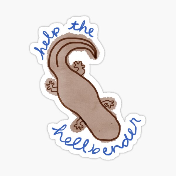 Item preview, Help the Hellbender designed and sold by Lasioglossumz.