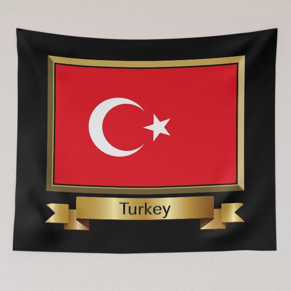 Item preview, Turkish Flag Gifts, Masks, Stickers & Products (N) designed and sold by mpodger.