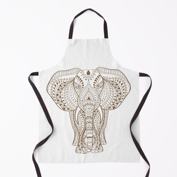 Item preview, Indian Hand Drawn Elephant Art designed and sold by JTS STORE.
