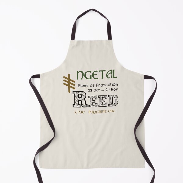 Item preview, Ogham Reed/Ngetal Plant of Protection designed and sold by Prints4Pagans.