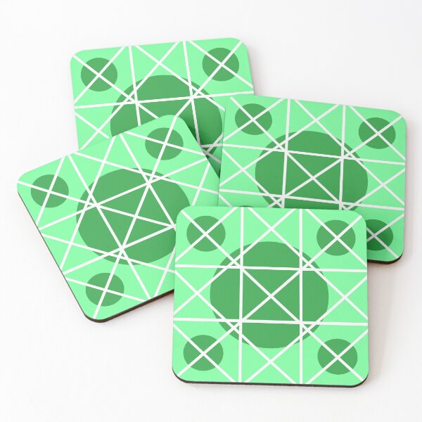 Item preview, Green Geometric Pattern designed and sold by MBurnscomics.