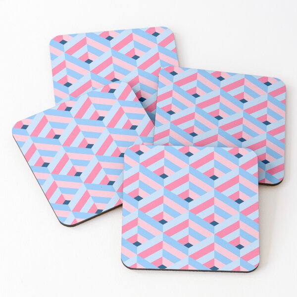 Item preview, Blue & Pink Ribbon Stripes designed and sold by The Wellington Boot.
