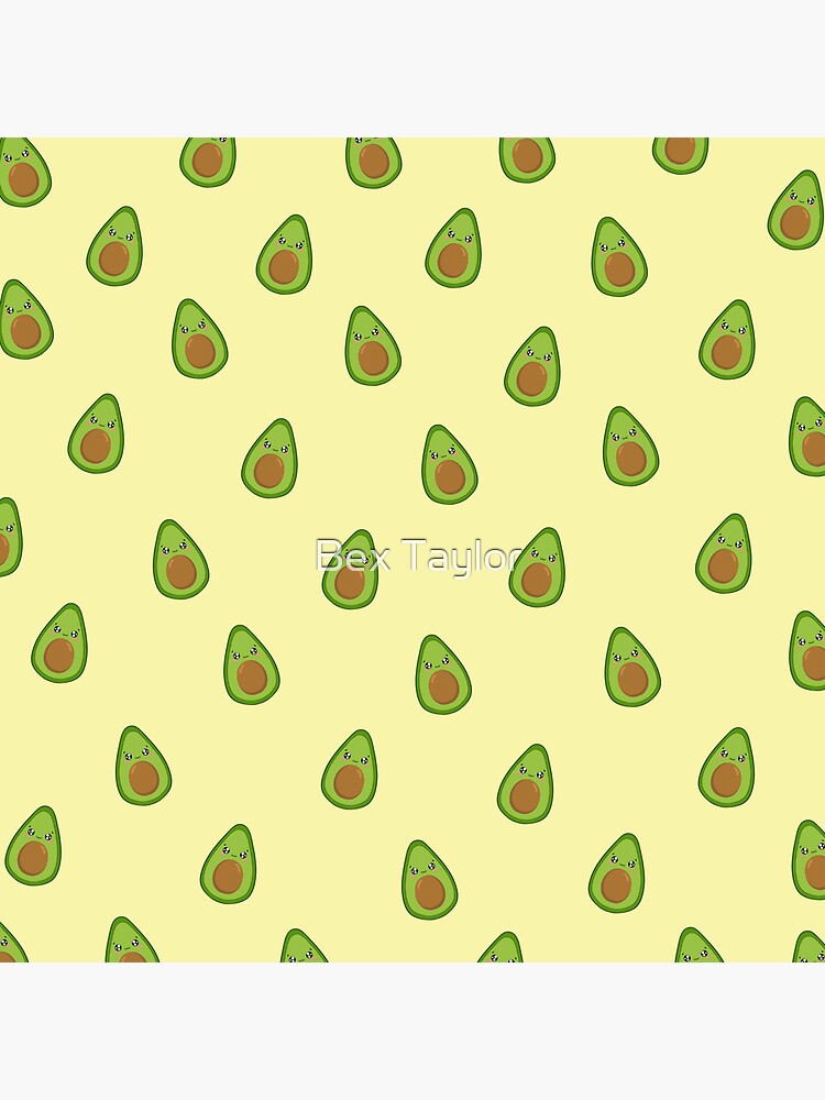 pattern #wallpaper #iphone #background #colorful #avocado #yellow #green  #healthy #food