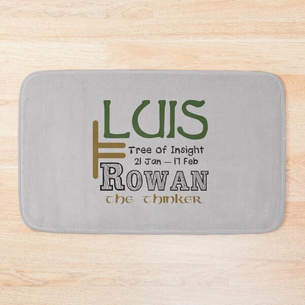 Item preview, Ogham Rowan/Luis Tree of Insight designed and sold by Prints4Pagans.