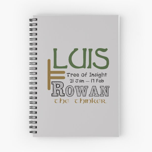 Item preview, Ogham Rowan/Luis Tree of Insight designed and sold by Prints4Pagans.