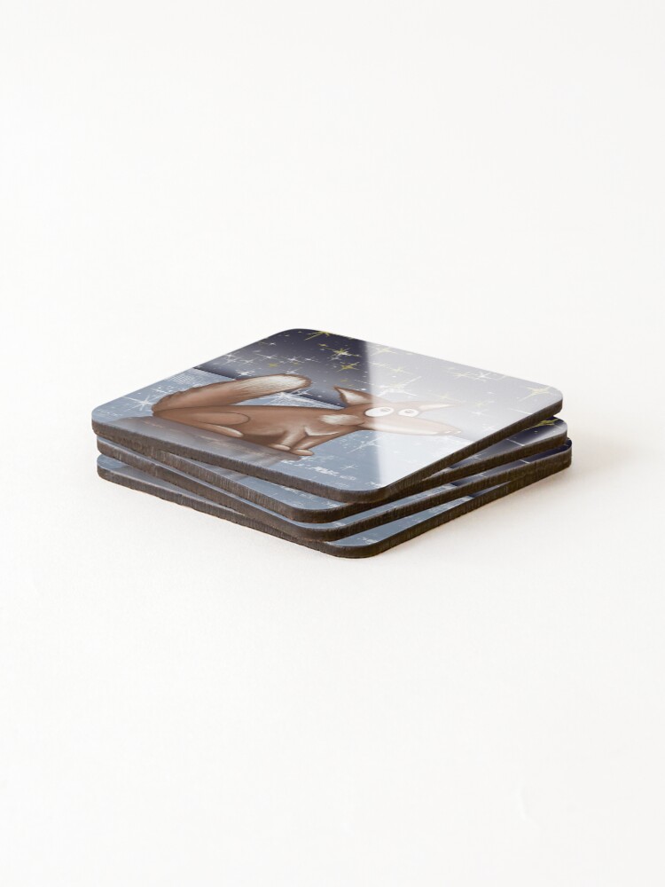 Thumbnail 4 of 5, Coasters (Set of 4), Fox designed and sold by DesignShed.