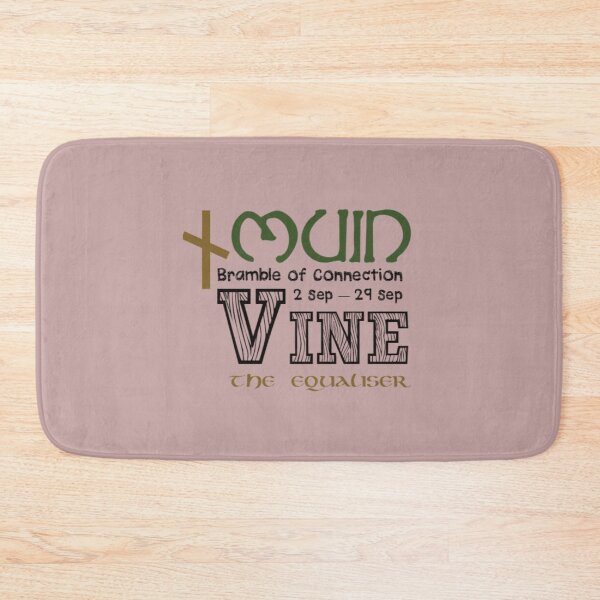 Item preview, Ogham Vine/Muin Bramble of Connection designed and sold by Prints4Pagans.