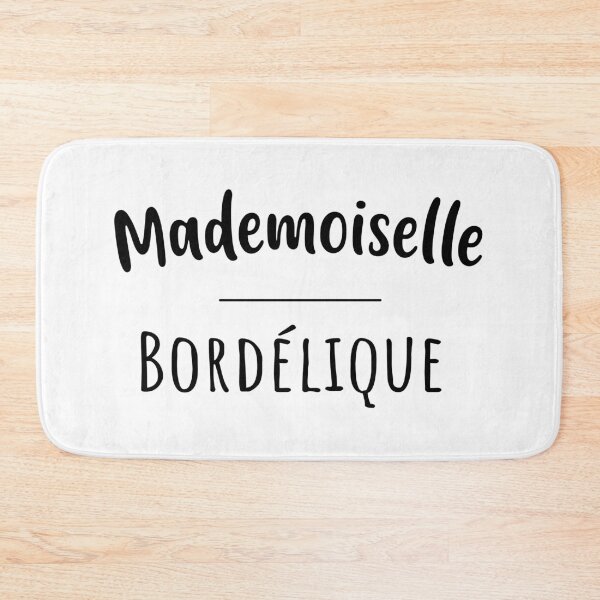 Item preview, Mademoiselle bordélique, humor gift designed and sold by Curlyhaire.