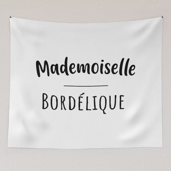 Item preview, Mademoiselle bordélique, humor gift designed and sold by Curlyhaire.