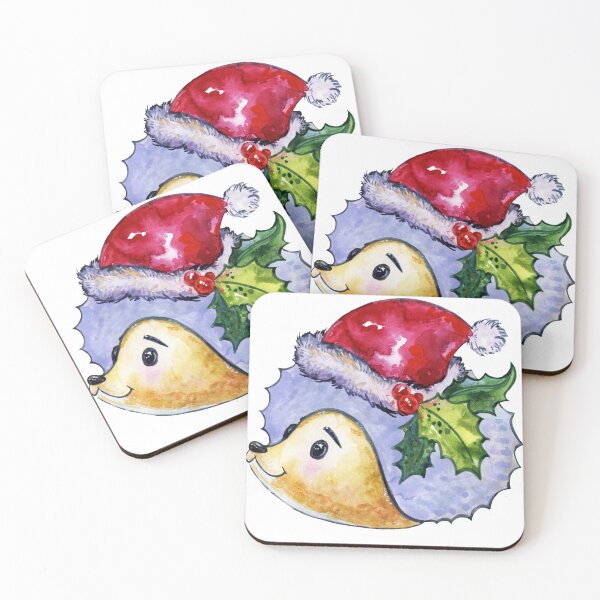 Item preview, Christmas hedgehog designed and sold by zanbo.