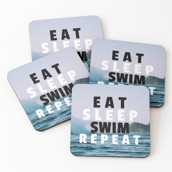 Item preview,  Eat Sleep Swim Repeat designed and sold by TeesKeeper.