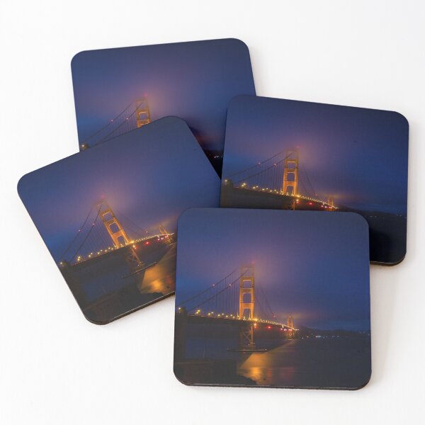 Item preview, Golden Gate Bridge by night designed and sold by KevinVee.