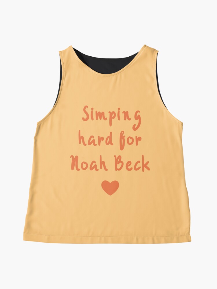 Download "Simping hard for Noah Beck v3" Sleeveless Top by ...