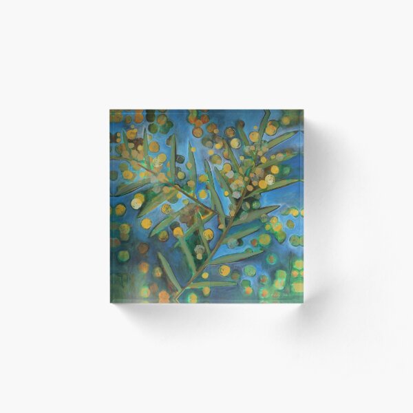 Wattle Acrylic Block