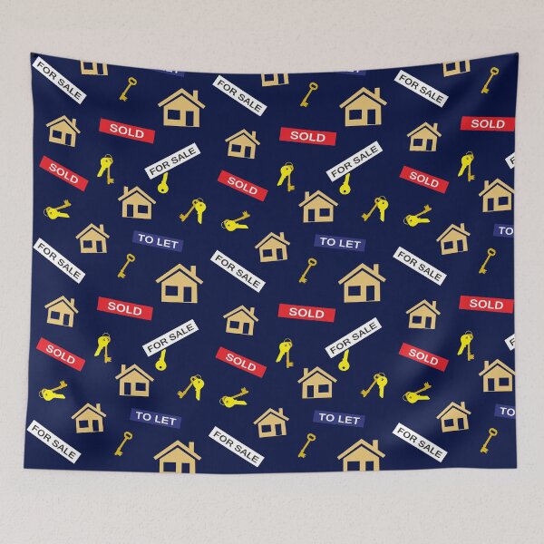 Item preview, Estate Agent Realtor Pattern designed and sold by CreativeTwins.
