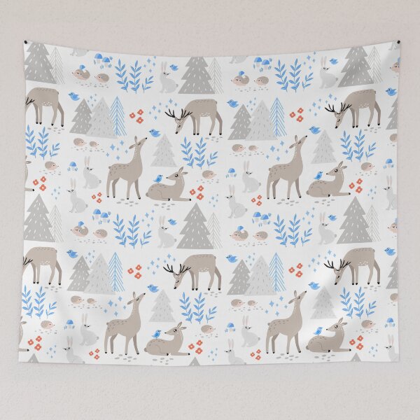 Item preview, Winter wonderland woodland designed and sold by Katbydesign.