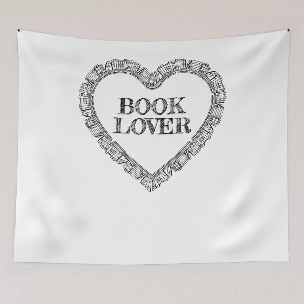 Item preview, Book Lover Heart Bookworm Funny Design designed and sold by FP-POD.