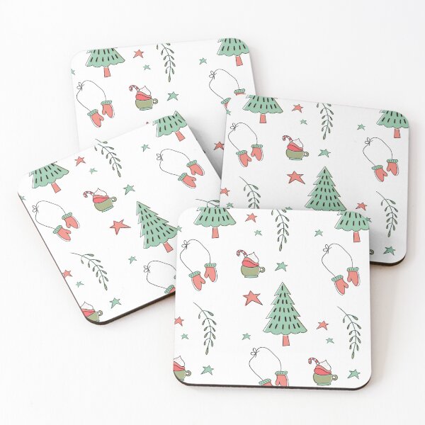 Item preview, Pine Trees with Hot Cocoa designed and sold by SarnaDarlingArt.