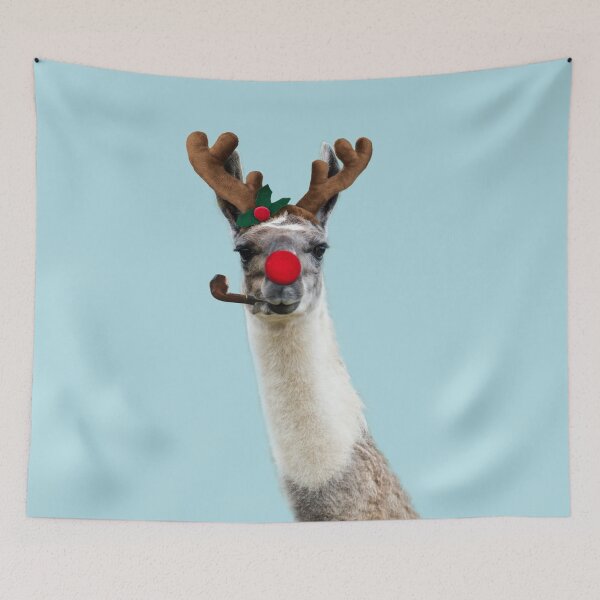 Item preview, Mr llama x’mas costume in blue designed and sold by ESCAPZ.