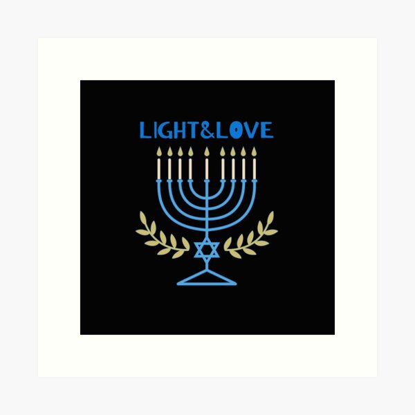 Item preview, Light&Love Hanukkah designed and sold by joabaj.