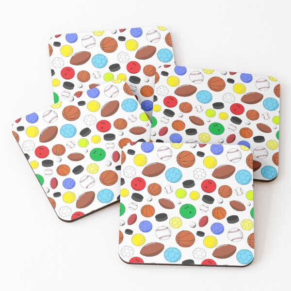 Item preview, Colorful Sports Balls Random Pattern designed and sold by judgeart.