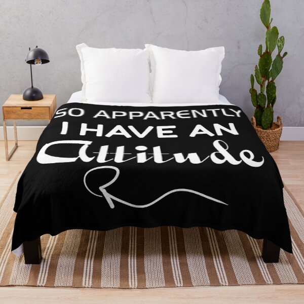 Item preview, SO APPARENTLY I HAVE AN ATTITUDE FUNNY SARCASTIC designed and sold by Ralek.