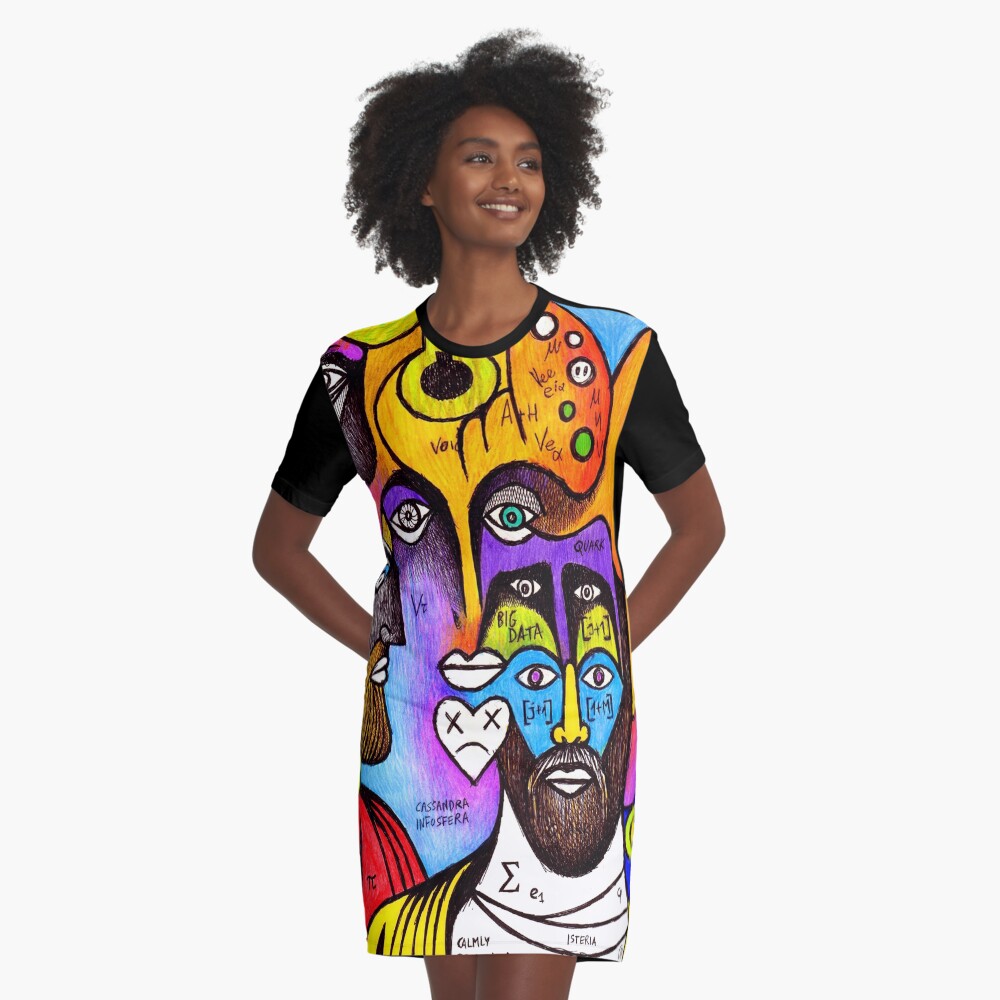 Julian the Roman emperor (original illustration) Graphic T-Shirt Dress