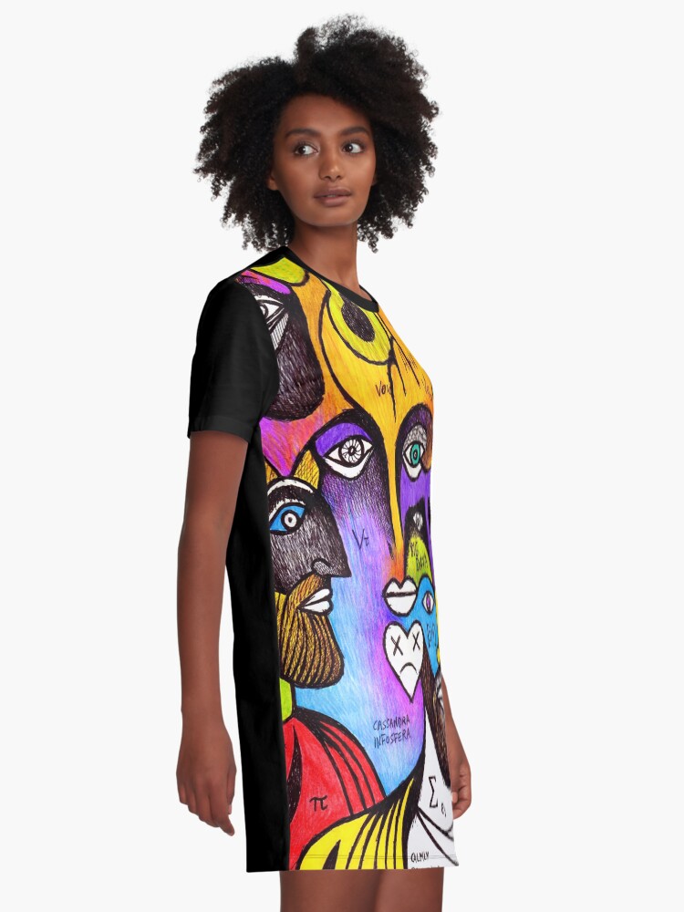 Alternate view of Julian the Roman emperor (original illustration) Graphic T-Shirt Dress