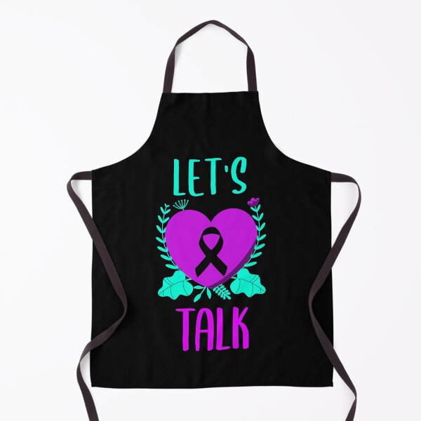 Item preview, Let's Talk Suicide Prevention Awareness Ribbon designed and sold by jacks-tees.