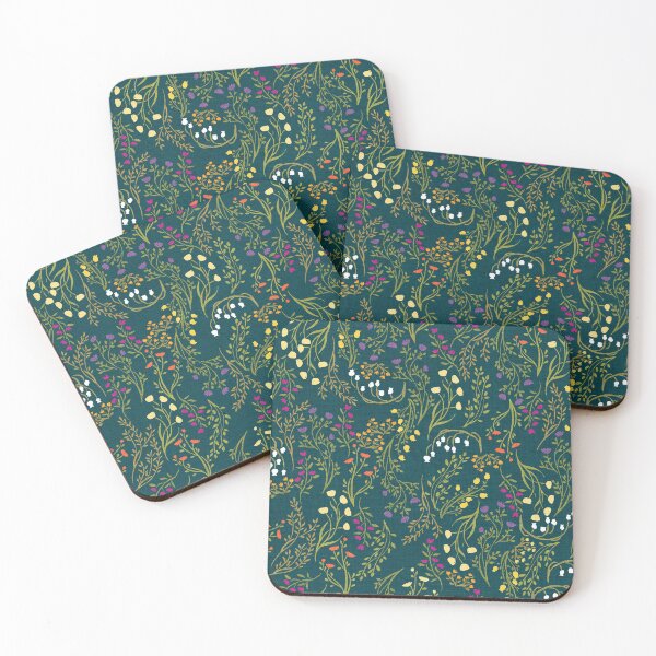 Item preview, Summer Meadow Navy Deep Blue designed and sold by Cecilia Mok.