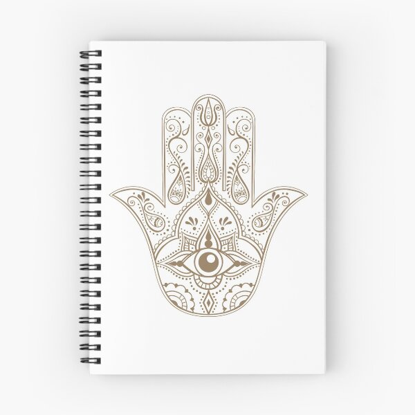 Item preview, Indian Hand Drawn Hamsa Art designed and sold by JTS STORE.