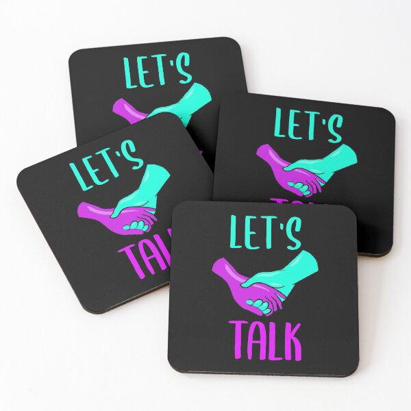 Item preview, Let's Talk Suicide Prevention Awareness Ribbon designed and sold by jacks-tees.