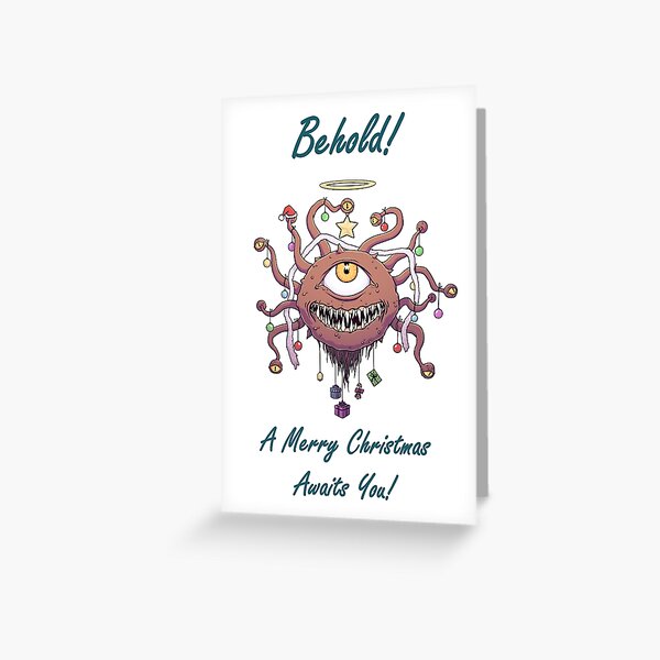 Item preview, Beholder Christmas Tree Monster - Dungeons and Dragons designed and sold by KatieCrooked.
