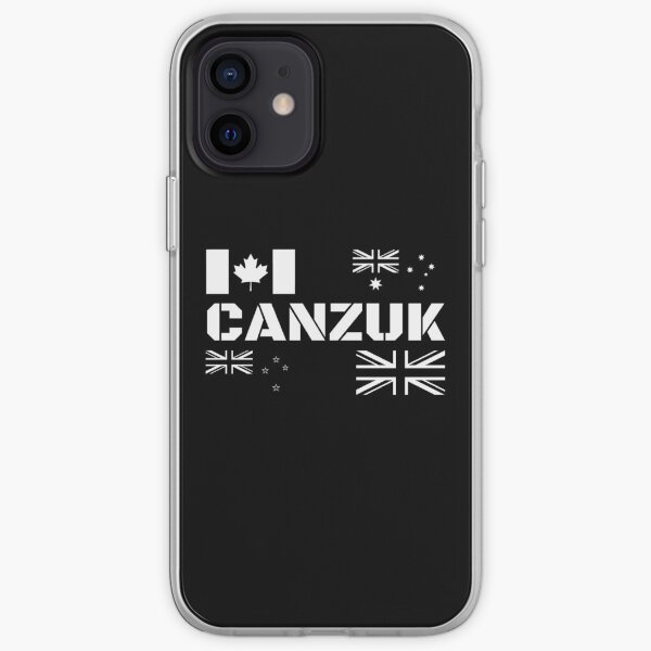 CANZUK Flags in Military Design iPhone Soft Case