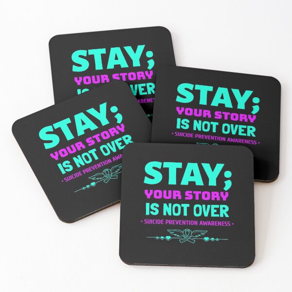 Item preview, Stay ; Your Story Is Not Over Suicide Prevention Awareness designed and sold by jacks-tees.